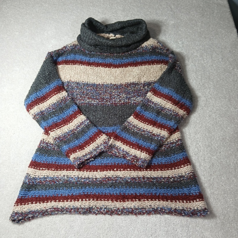 ODDY Women's Oversized striped Chunky Knit Sweater Size M/L NWT